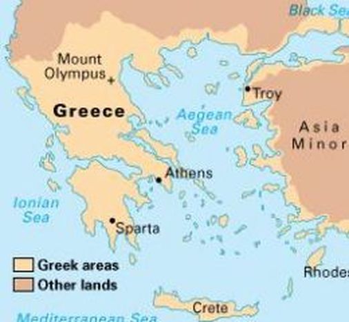 Cities Of Ancient Greece Physical Features Of Greece
